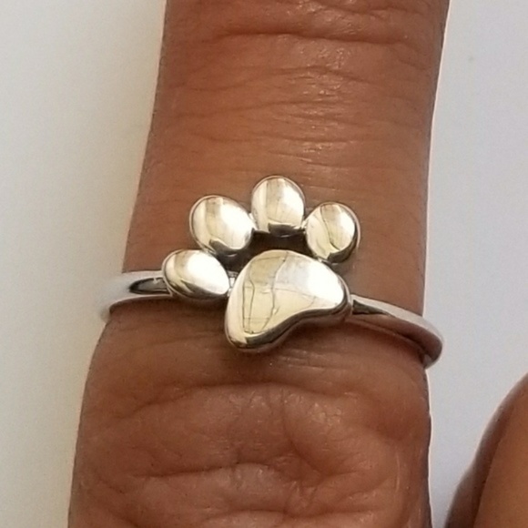 Jewelry - **VARIOUS SIZES** Sterling Silver Dog Paw Ring